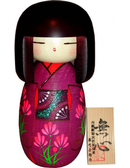 Poupée Kokeshi - Ingénue - Mushin