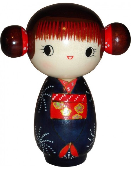 Kokeshi doll - Miss happiness - Gokigen