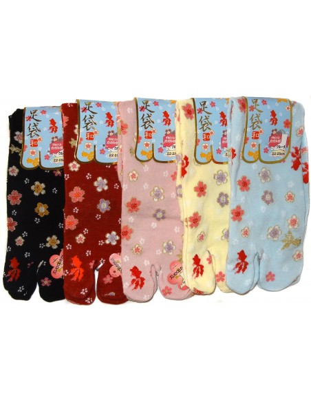 Chaussettes japonaises et chaussettes tabi mi-mollet - Du 35 au 39 - Signes du zodiaque