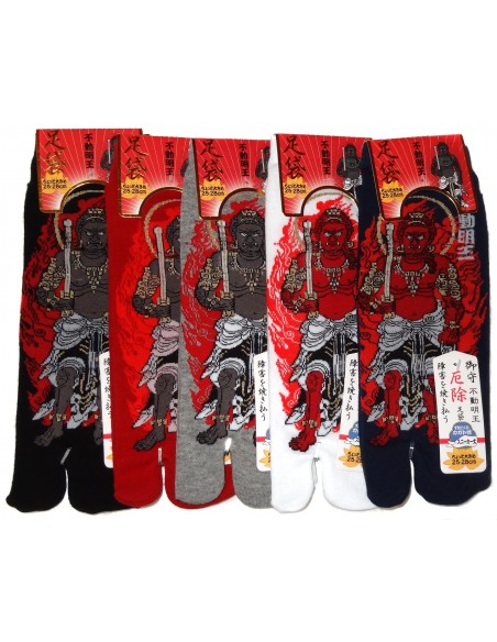 Chaussettes japonaises Tabi - Du 39 au 43 - Fudô Myôô