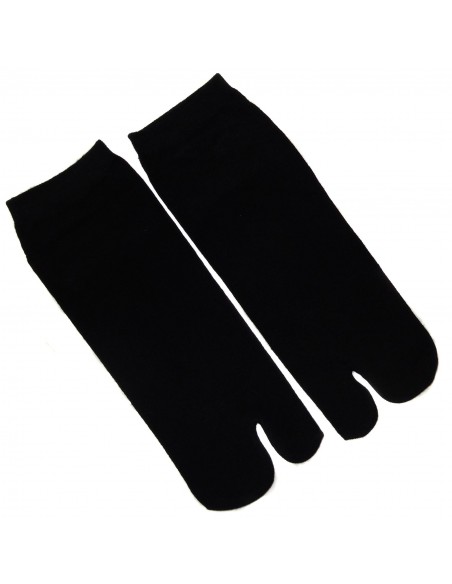 Tabi socks Size 39 to 43 - Solid black color