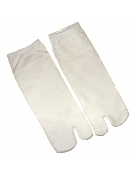 Tabi socks Size 39 to 43 - Solid white color