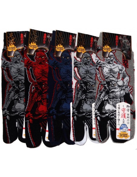 Tabi socks - Size 39 to 43 - Kongô-rikishi. Split toes japanese socks.