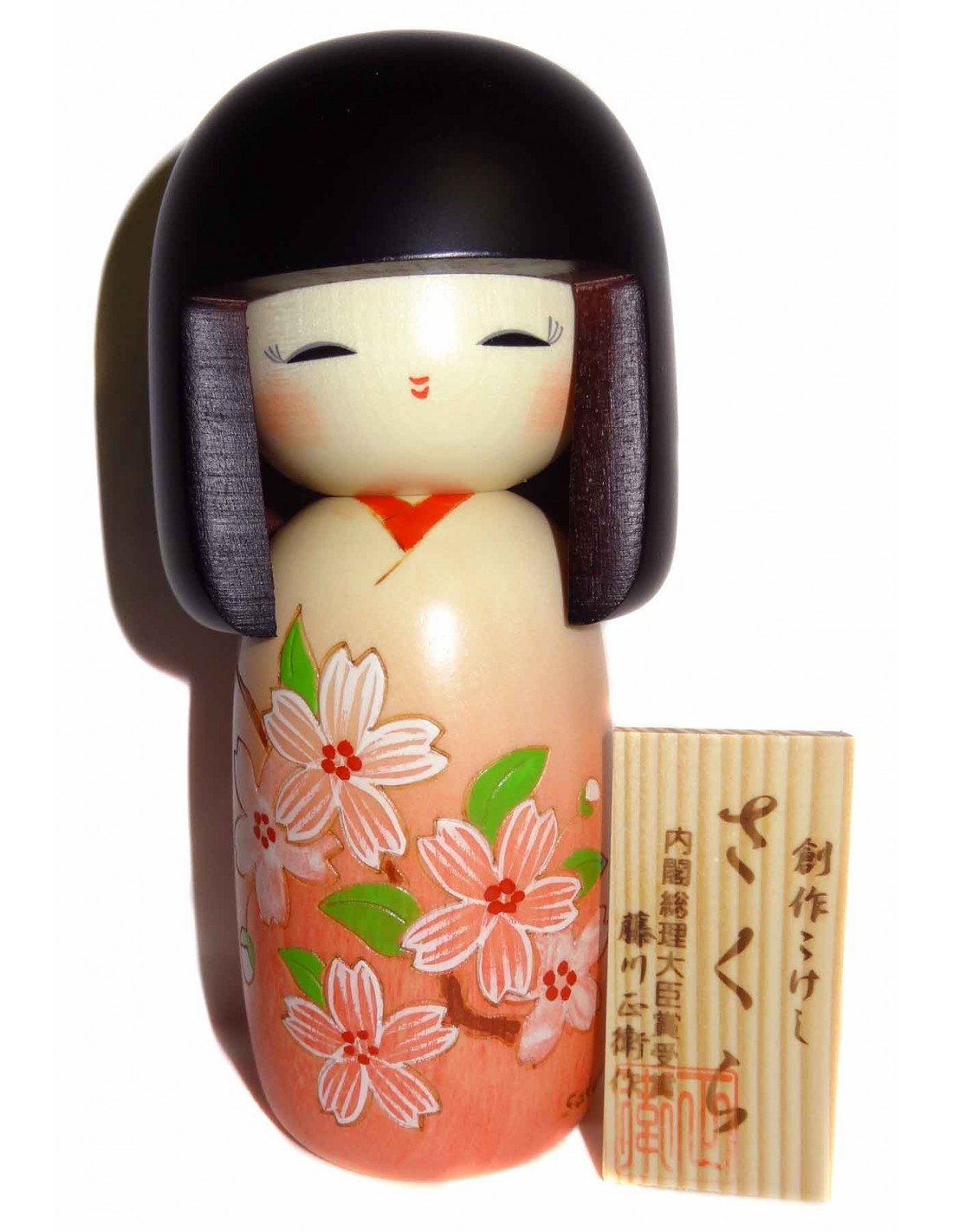 Art Dolls Art And Collectibles Creative Kokeshi Doll By Waichi Sakura Dolls And Miniatures Pe