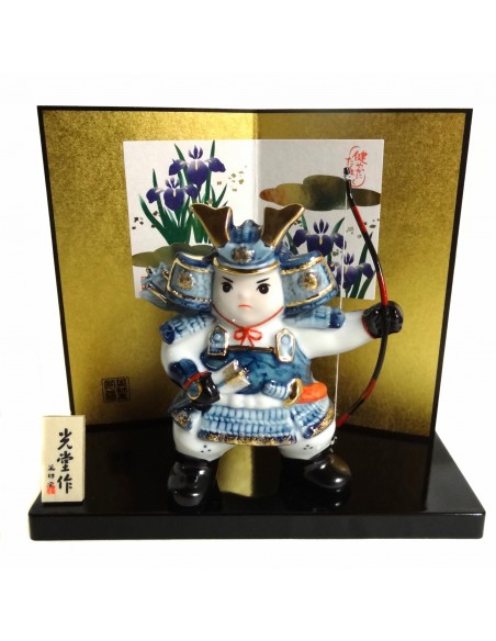 Archer samurai doll - Boys festival. Japanese decoration products.