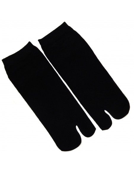 Chaussettes japonaises Tabi noires - Du 35 au 39. Chaussettes orteils