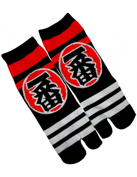 Tabi socks - Size 39 to 43 - Ichiban print. Japanese split toes socks.